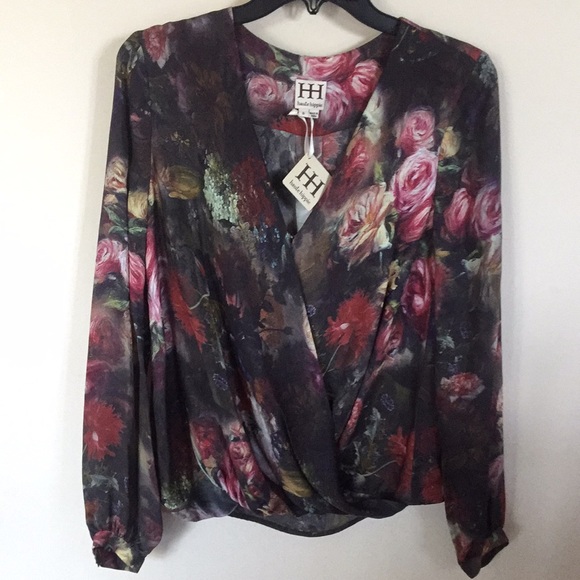 Haute Hippie Tops - Haute Hippie Long Sleeve Blouse